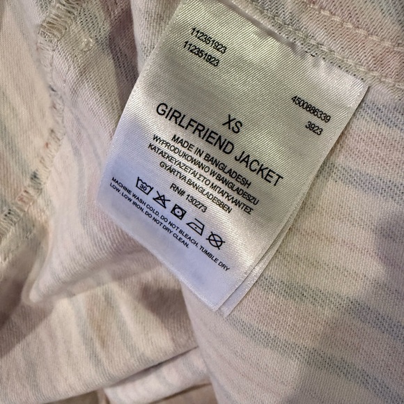 Striped denim jean jacket - Picture 4 of 4